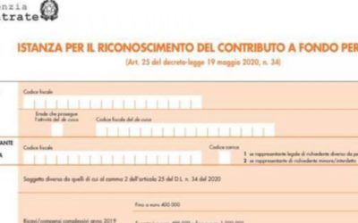 Contributo a fondo perduto: al via le domande per ottenere il beneficio