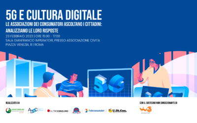 Presentato oggi a Roma il rapporto “5G e Cultura Digitale”