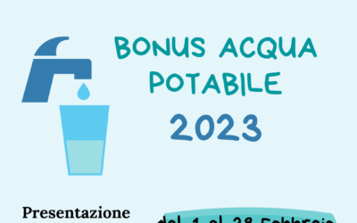 BONUS ACQUA POTABILE