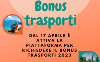 Dal 17 Aprile è nuovamente possibile richiedere il Bonus trasporti 2023