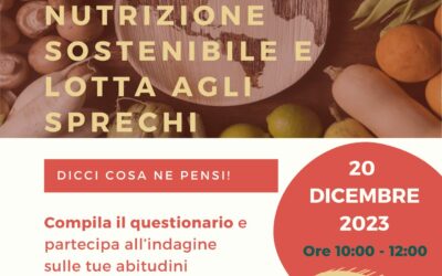 “NUTRIZIONE SOSTENIBILE E LOTTA ALLO SPRECO”