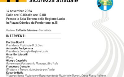 Sicurezza stradale, l’U.Di.Con. lancia l’undicesima edizione del convegno nazionale