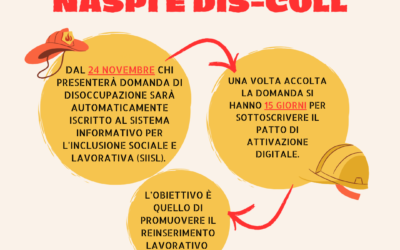 Naspi e Dis-coll: Dal 24 Novembre la novità